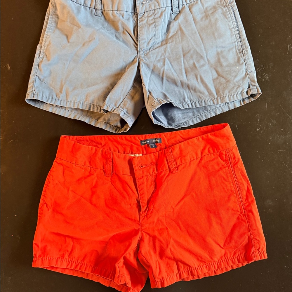 GAP Women's Shorts in Blue and Orange